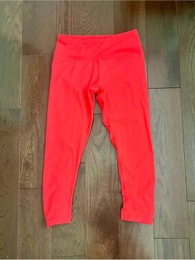 Yogalicious Bright Red-Orange Active Leggings